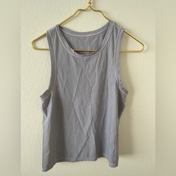Lululemon Athletica Light Gray Tank Top - Picture 1 of 3